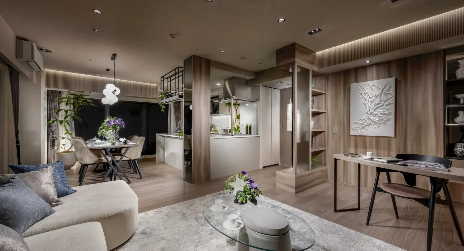 LIVING DINING KITCHEN