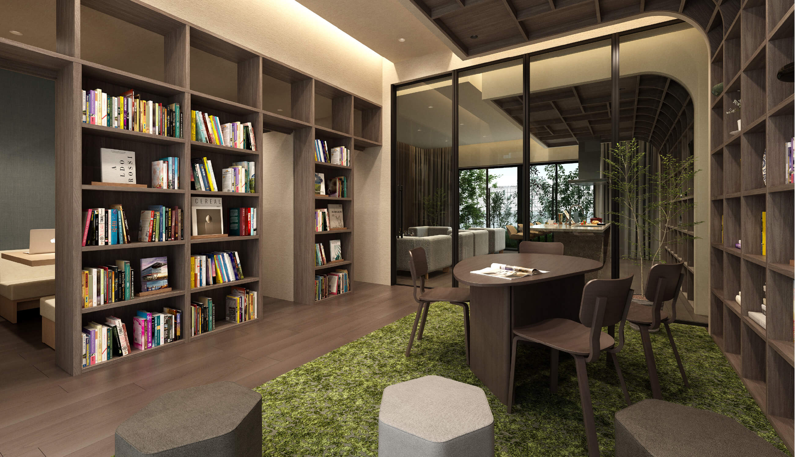 マルチベース／ライブラリー完成予想CG