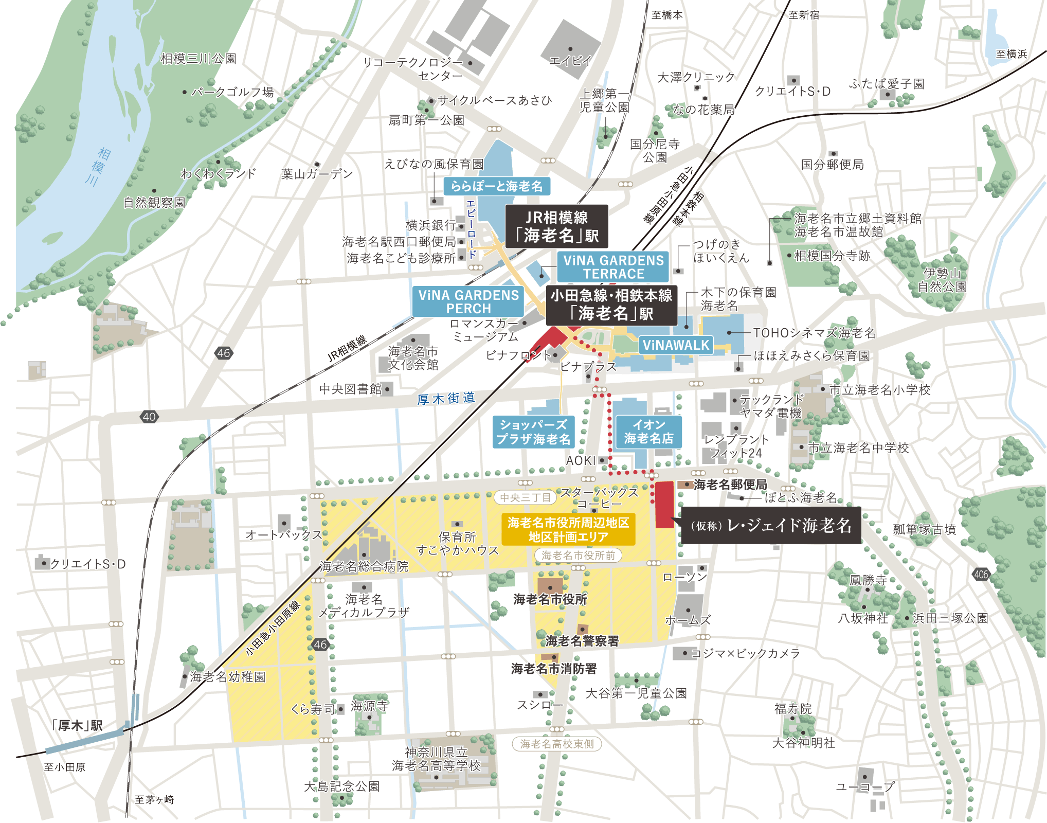現地案内図