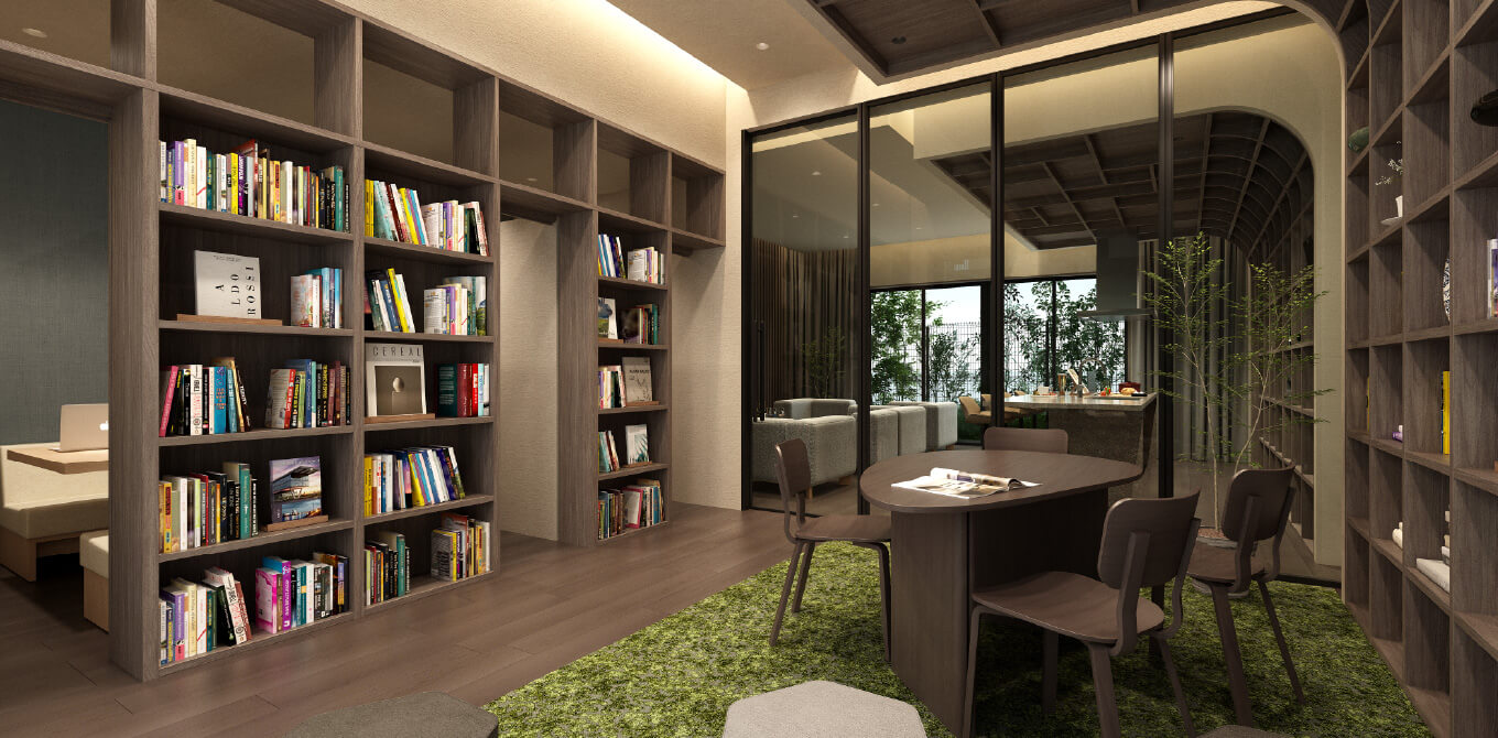 ライブラリー完成予想CG