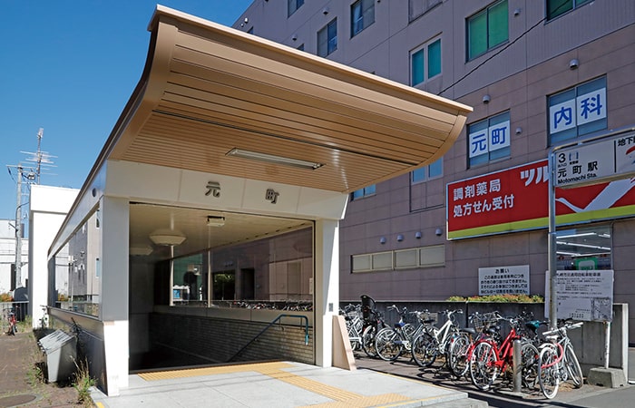 地下鉄「元町」駅3番出入り口