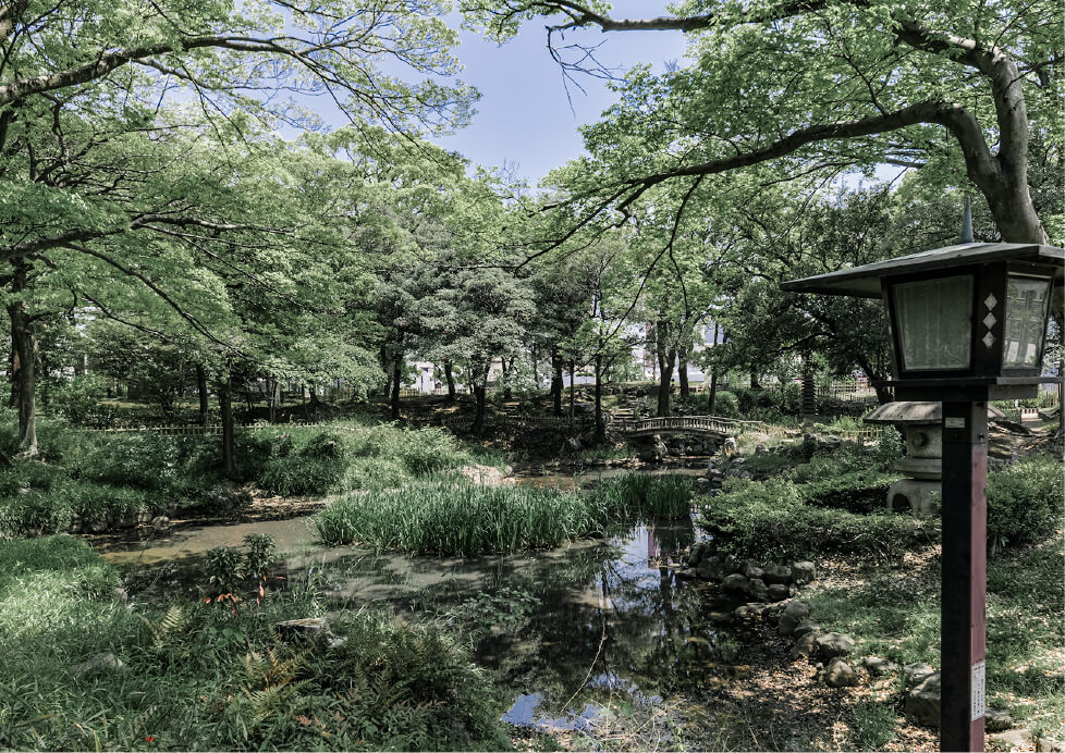 下茶屋公園（約490m／徒歩7分）