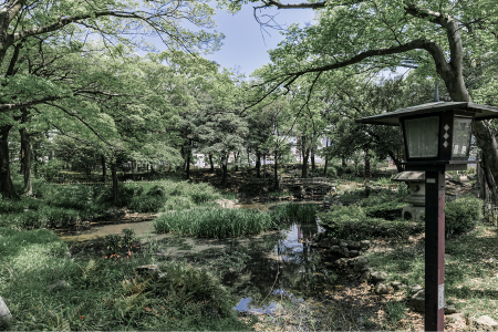 下茶屋公園（約490m）