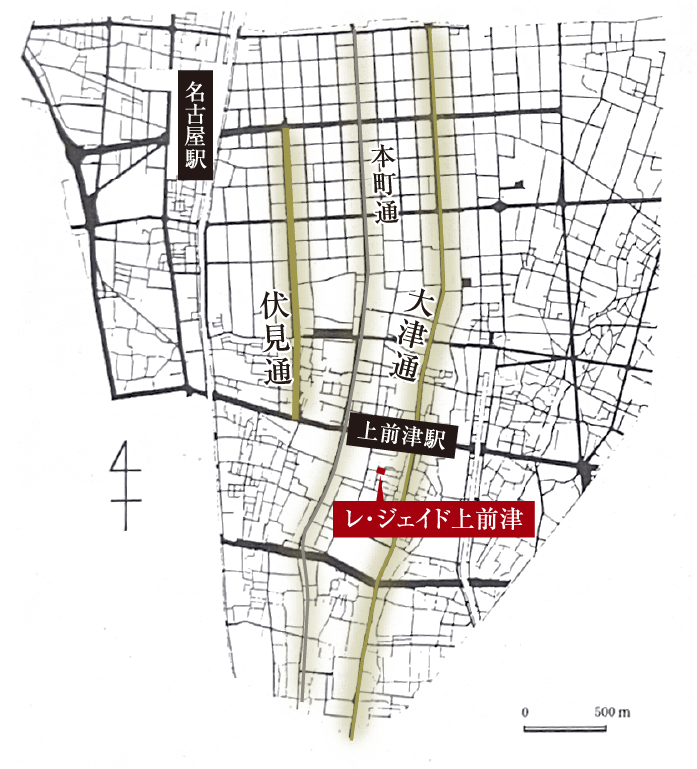 戦前の街路網