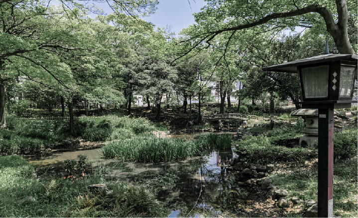 下茶屋公園（約490m／徒歩7分）