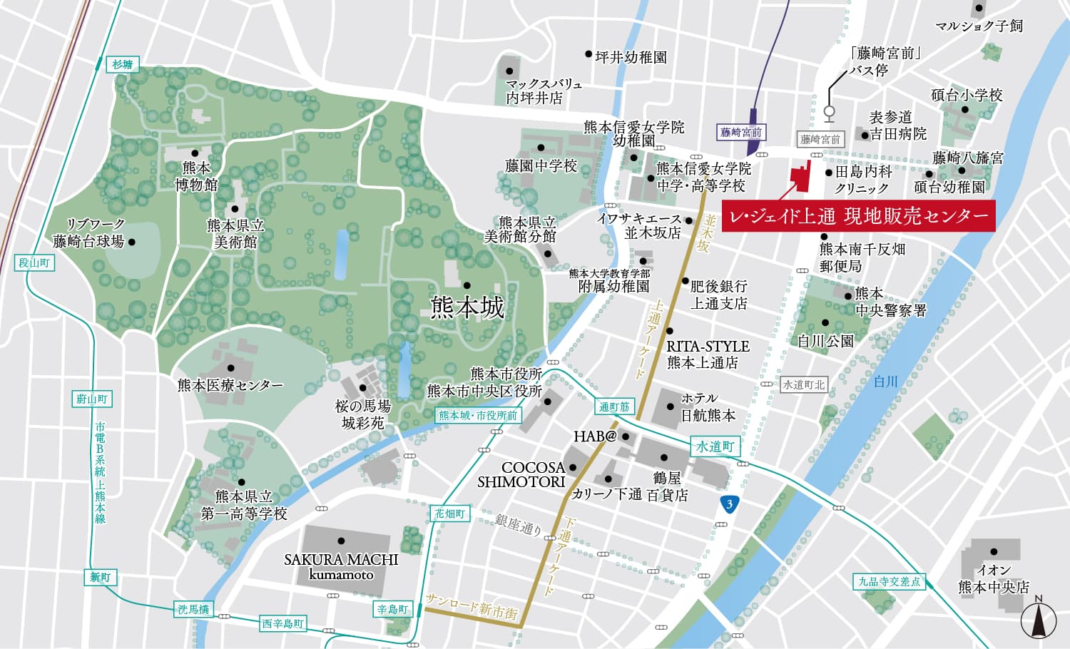 現地案内図