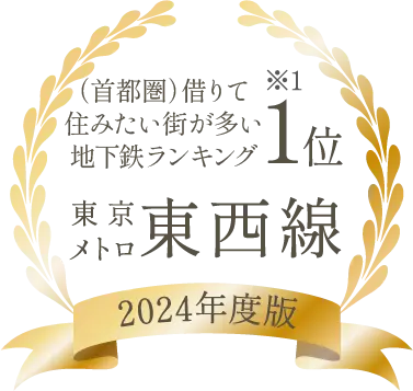 （首都圏）住みたい街が多い地下鉄ランキング 1位