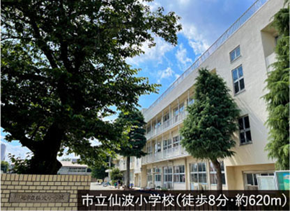 市立仙波小学校（徒歩8分・約620m）