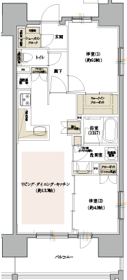 Bタイプ間取り図