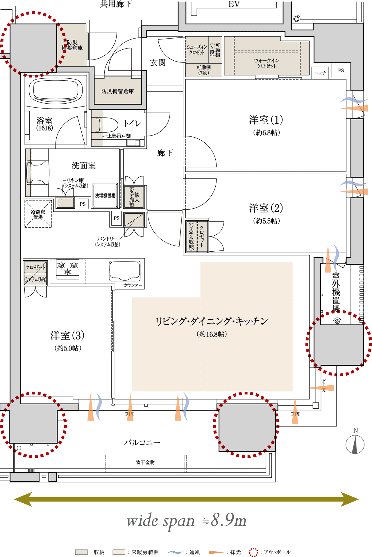 Btype 間取り図