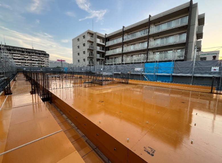 3階床型枠建込状況