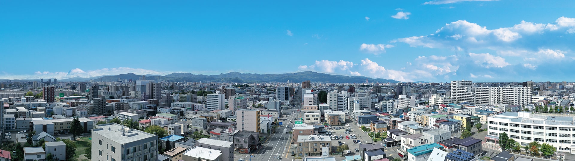 現地14階相当からの眺望写真(2021年7月撮影)