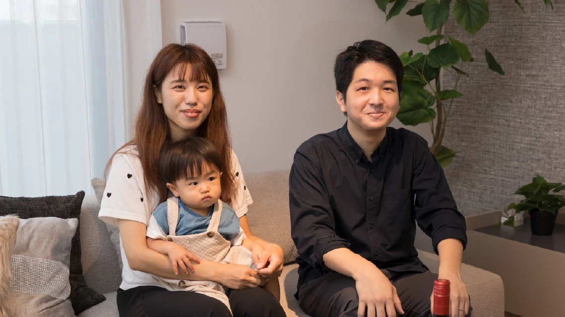 自然豊かな南港で叶えた、家族3人＋愛猫と暮らす、のびやかなライフスタイル。