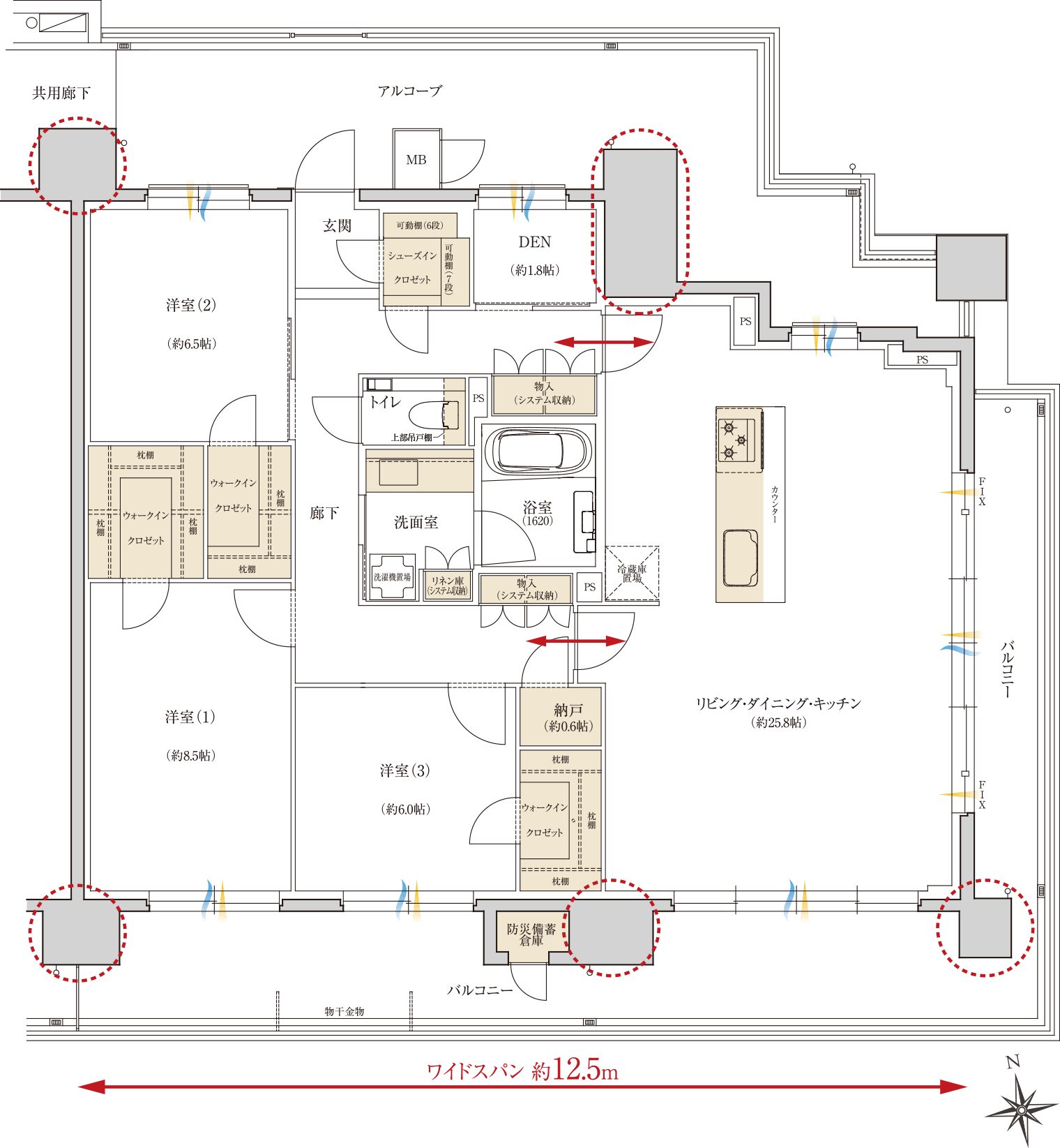 Gタイプ間取り図