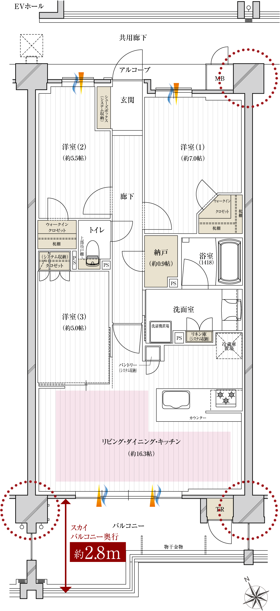 SB間取り