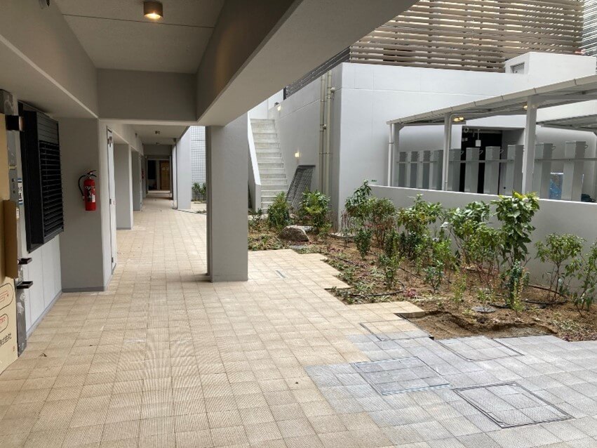 1階共用廊下の様子