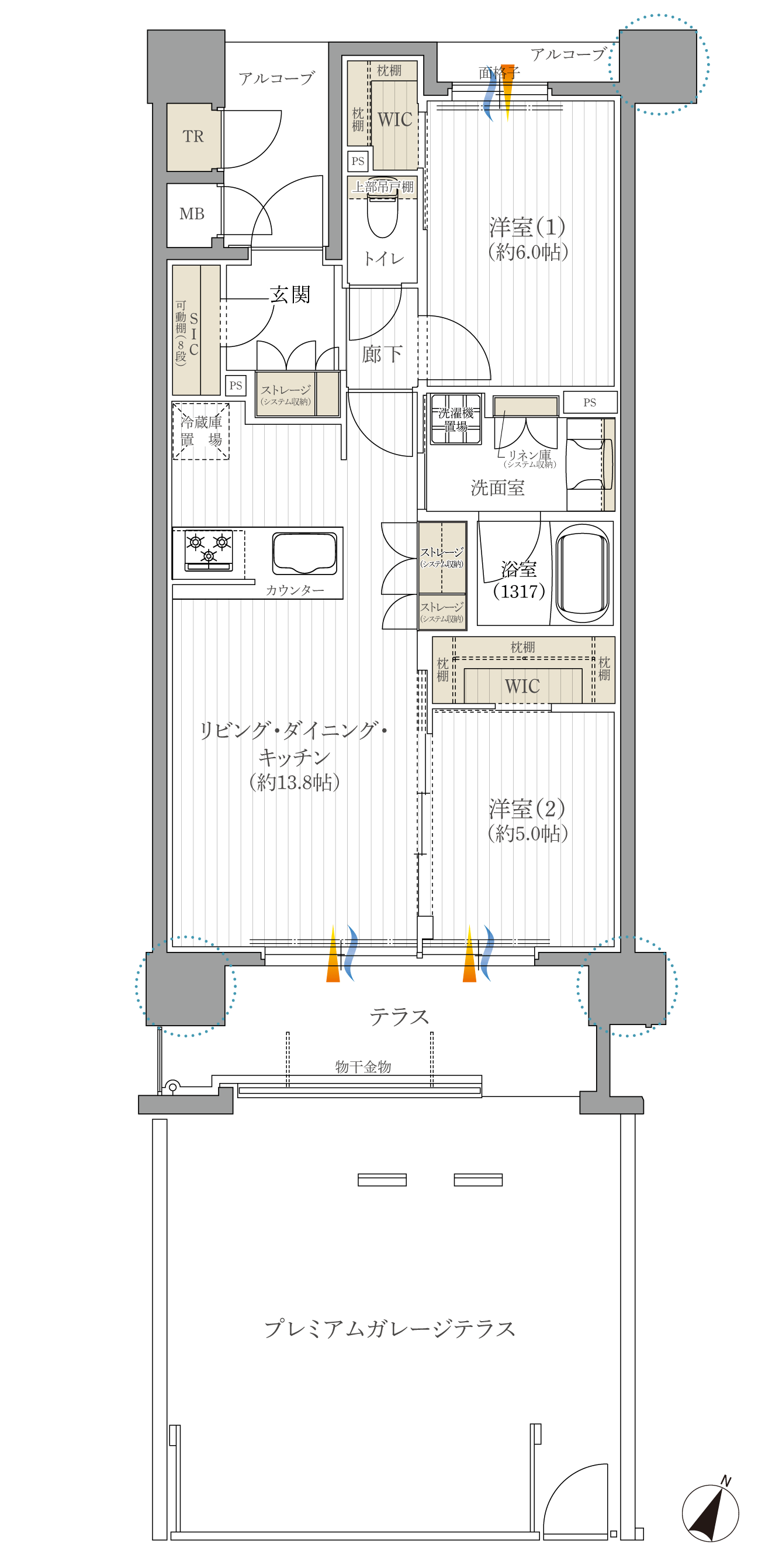 Bg間取り