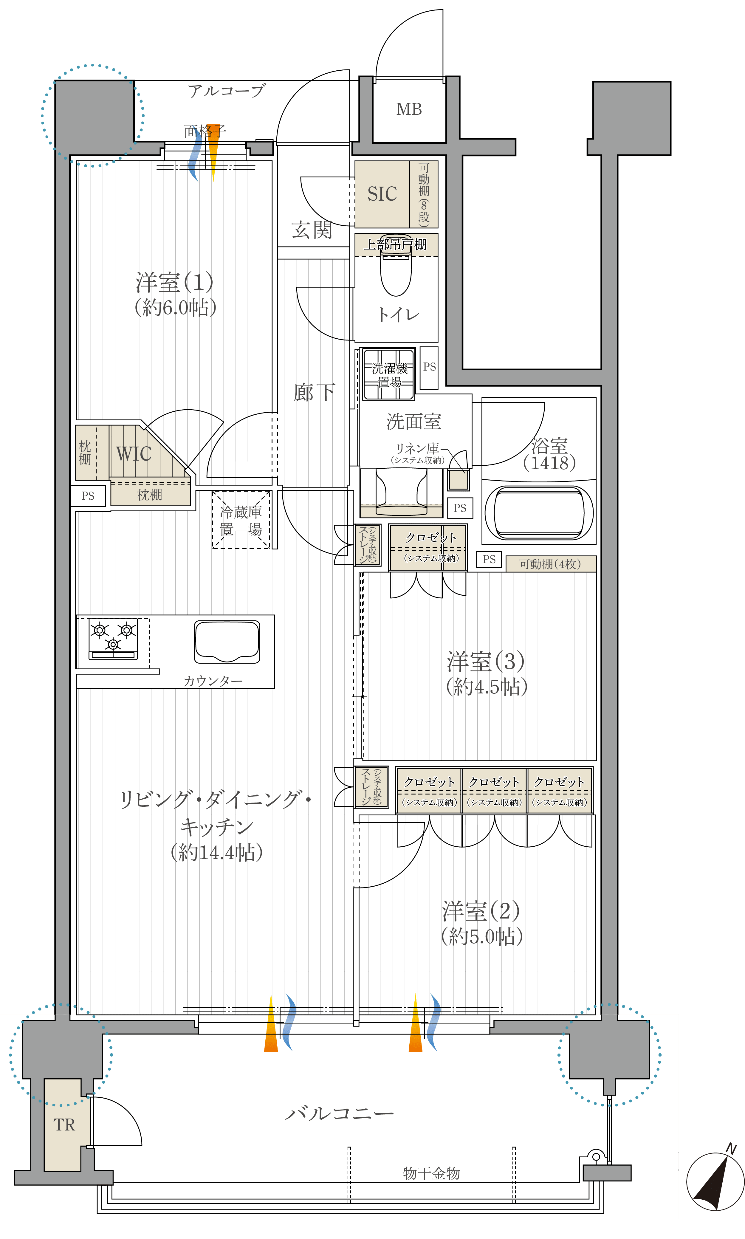 Cs間取り