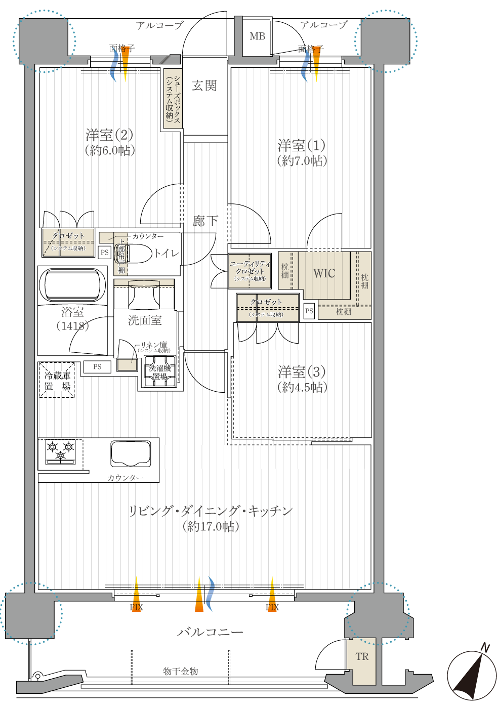 Da1間取り