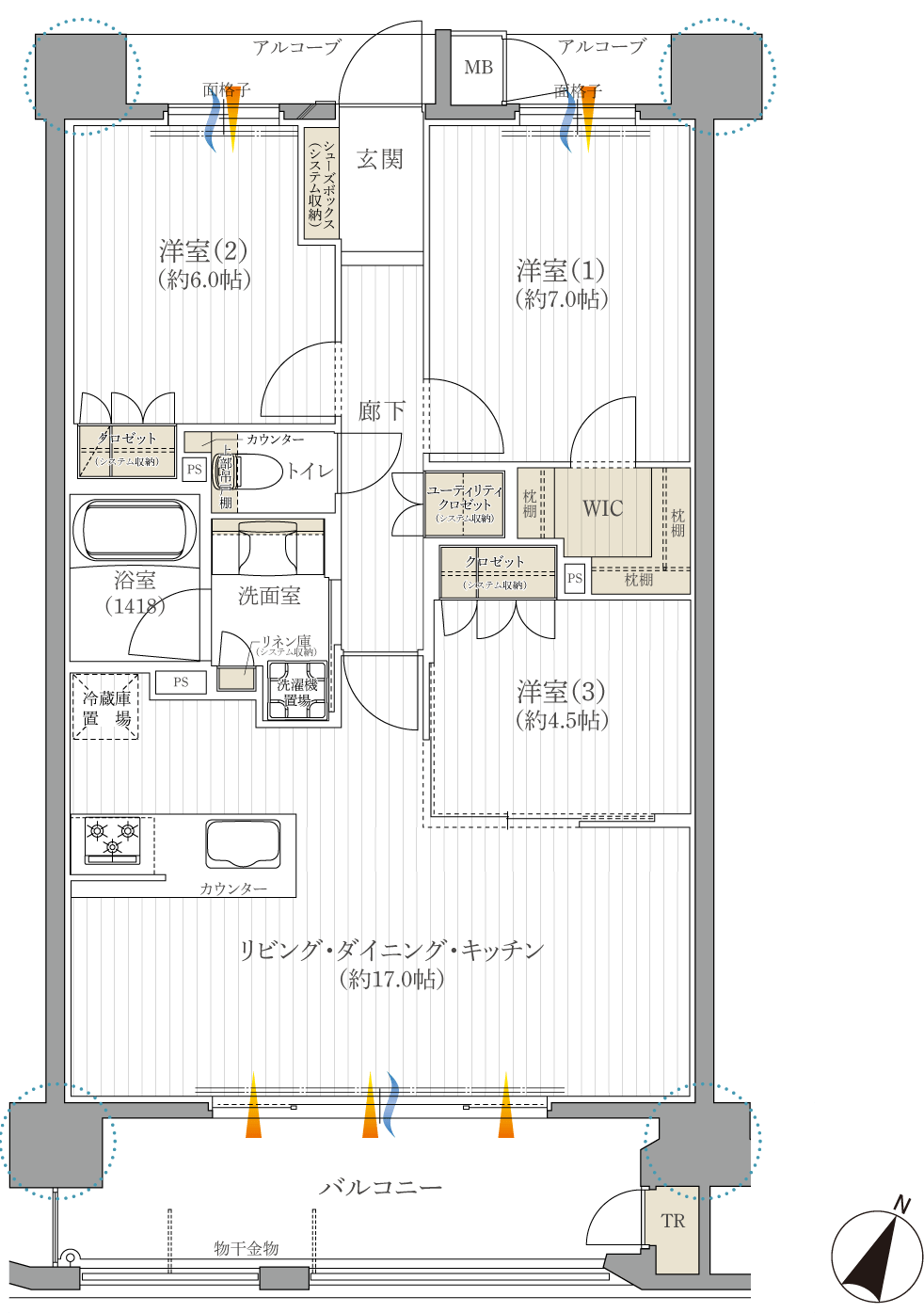 Da2間取り