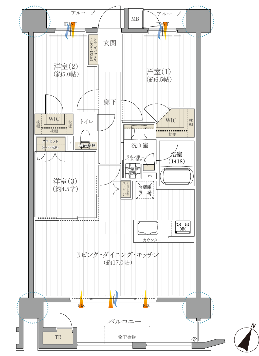 Eb1間取り