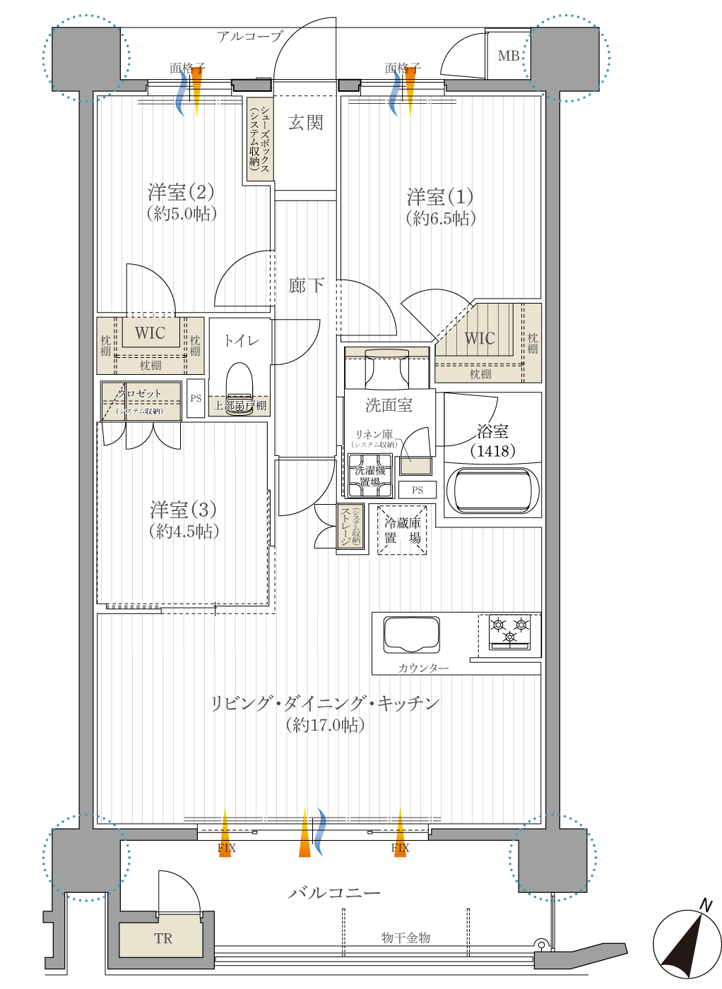 E'a1間取り