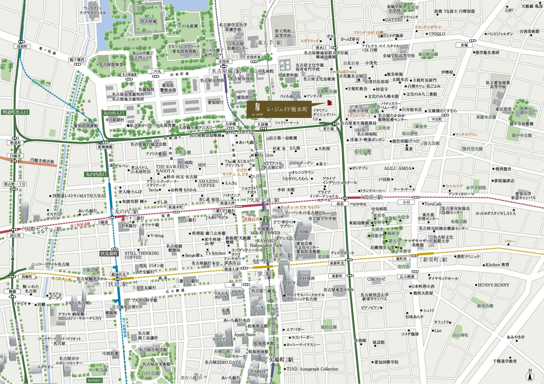 現地案内図