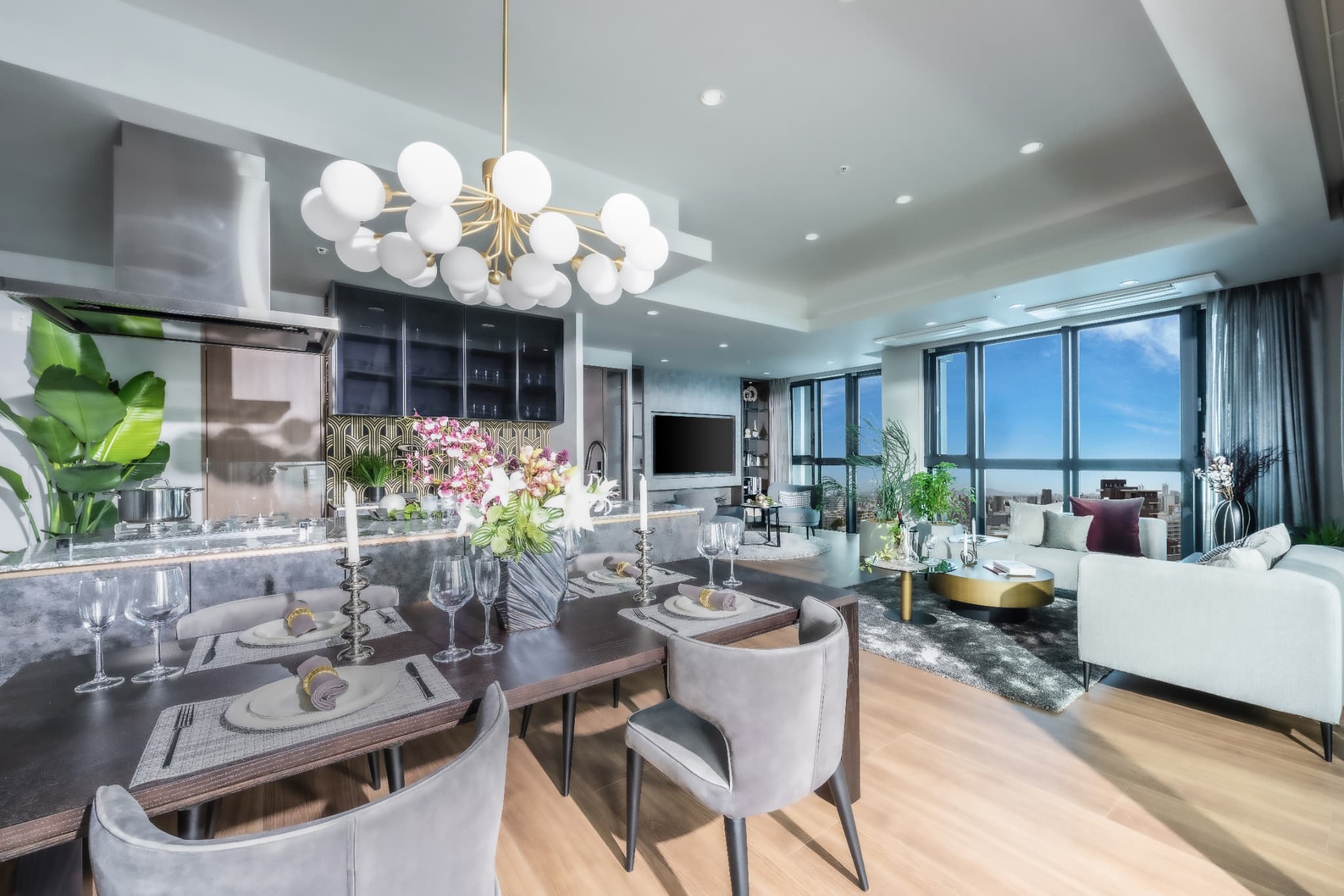 LIVING DINING KITCHEN