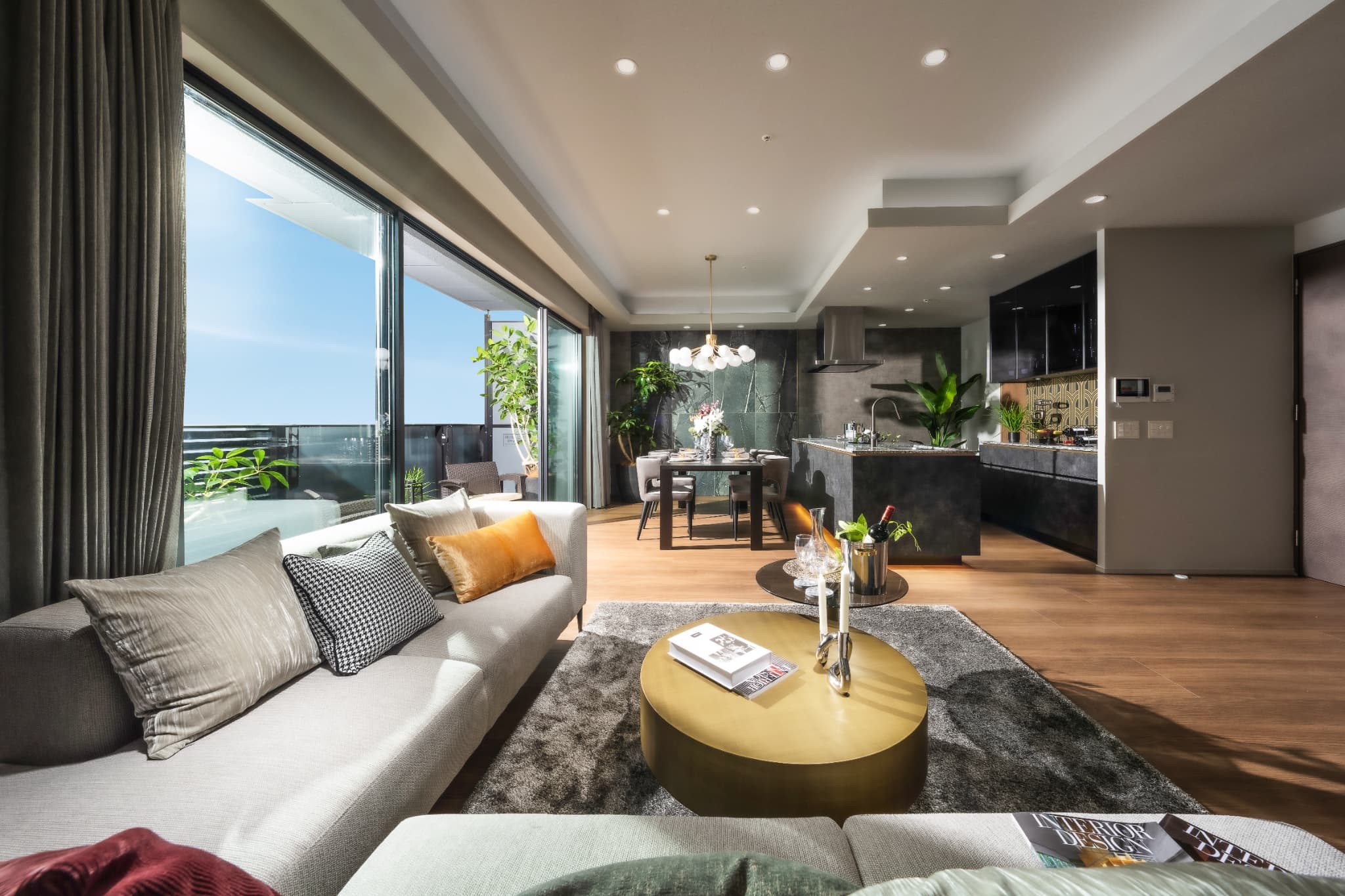 LIVING DINING KITCHEN