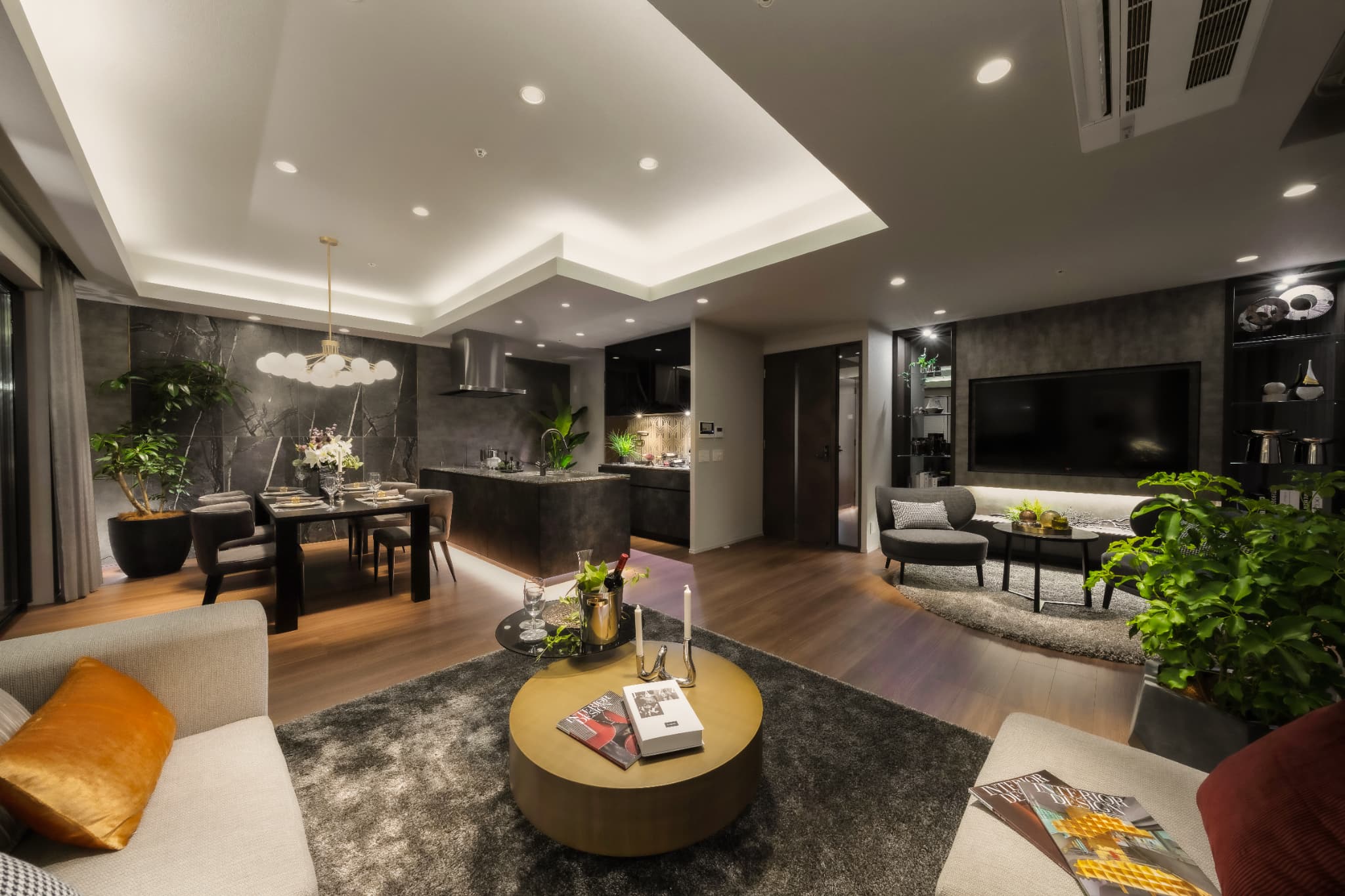 LIVING DINING KITCHEN