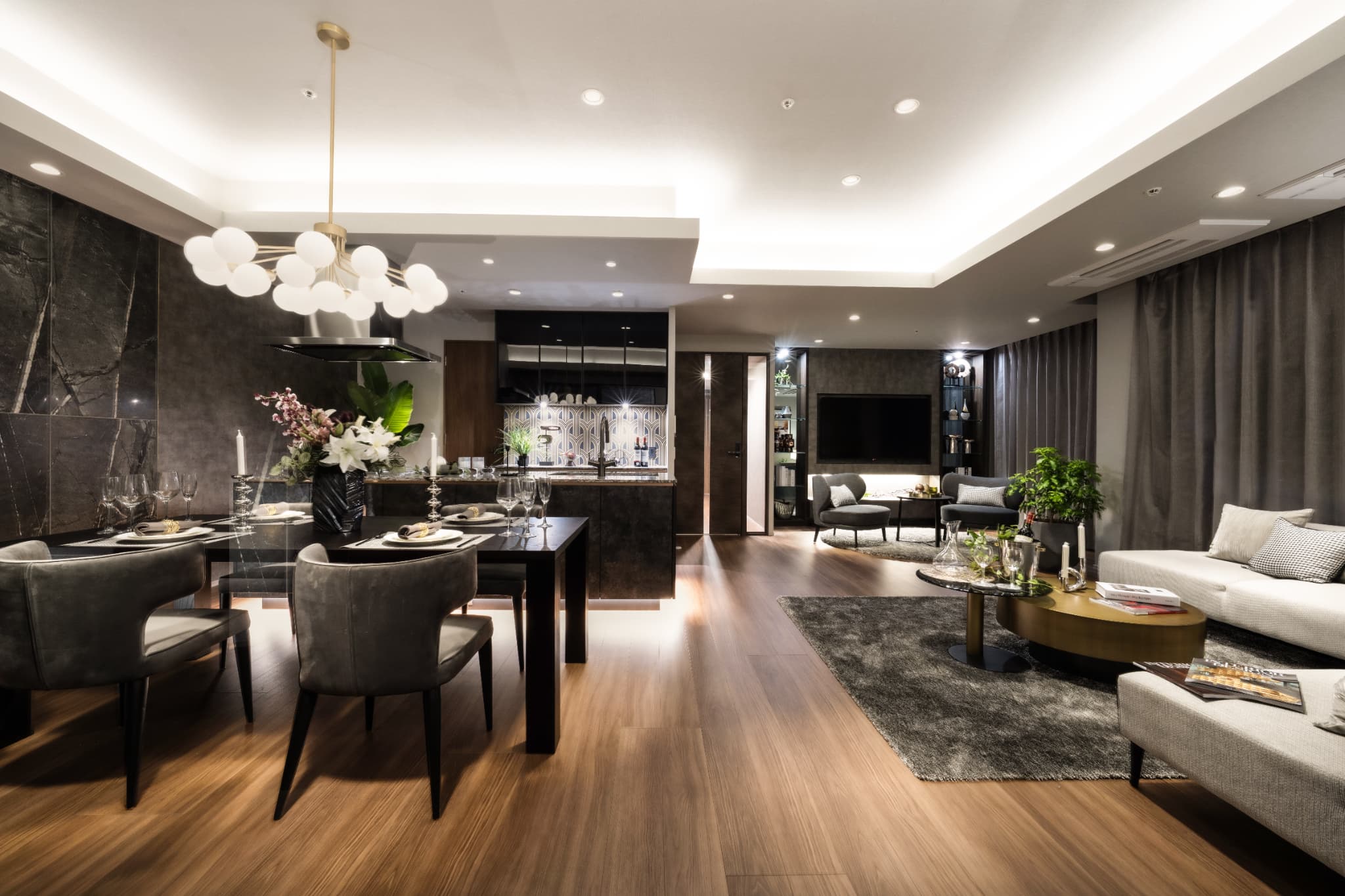 LIVING DINING KITCHEN