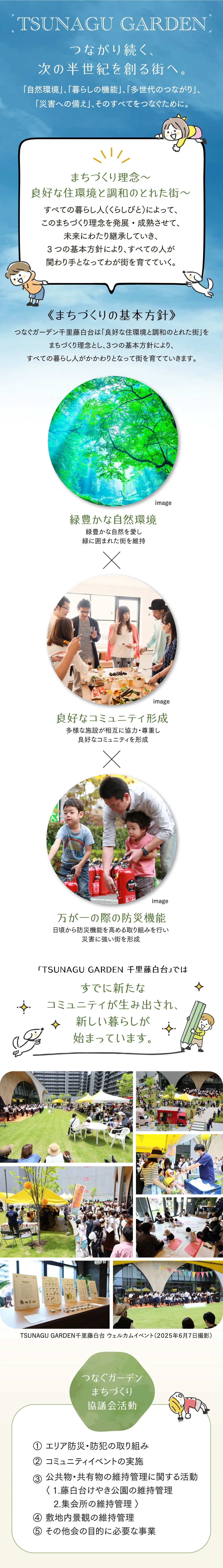 TSUNAGU GARDEN まちづくり